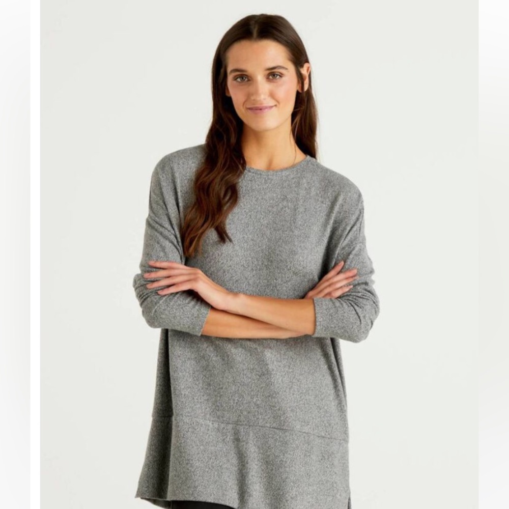 LONG SLEEVE LOUNGEWEAR SWEATSHIRT, Size S